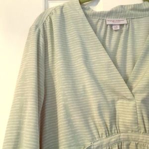 Liz Lange mint green tunic maternity top